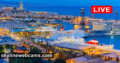 webcam barcelona|Webcam Barcelona Port Vell Live 